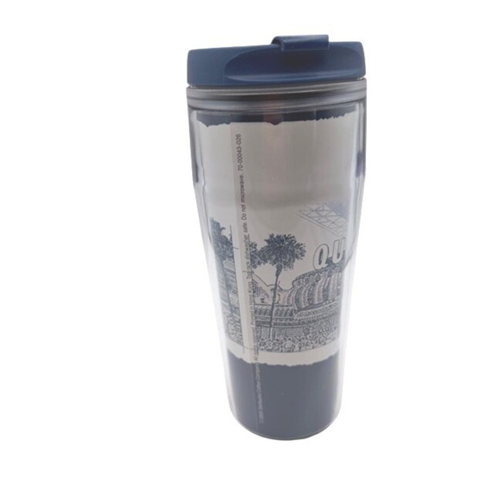 Starbucks 2004 Las Vegas Arch Tumbler 16oz Blue White Fremont Travel Mug - Picture 3 of 5